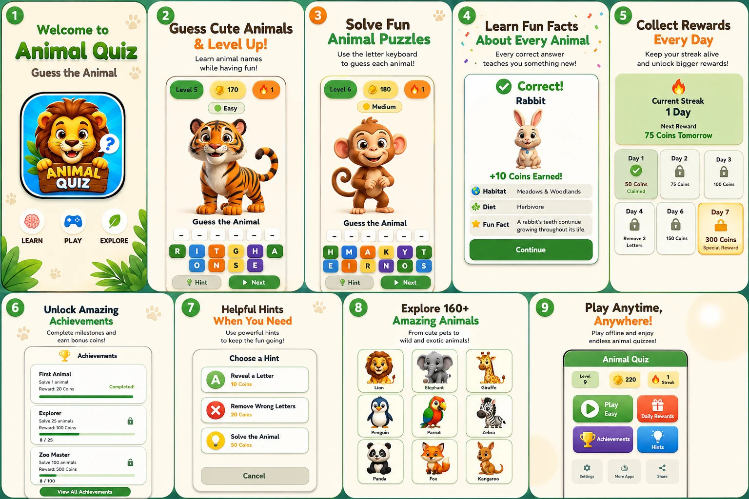 Animal Quiz: Guess the Animal screenshot